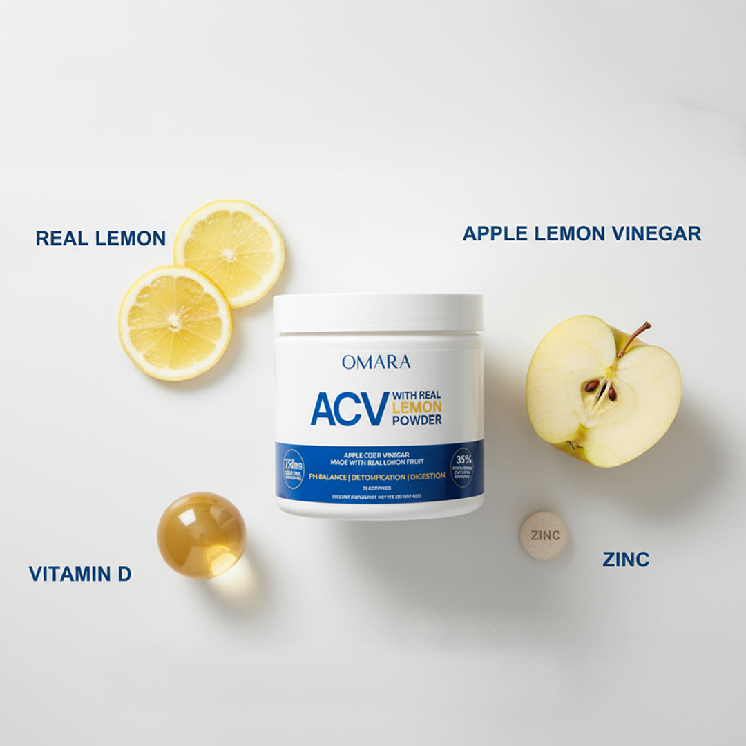 OMARA ACV with Real Lemon Powder