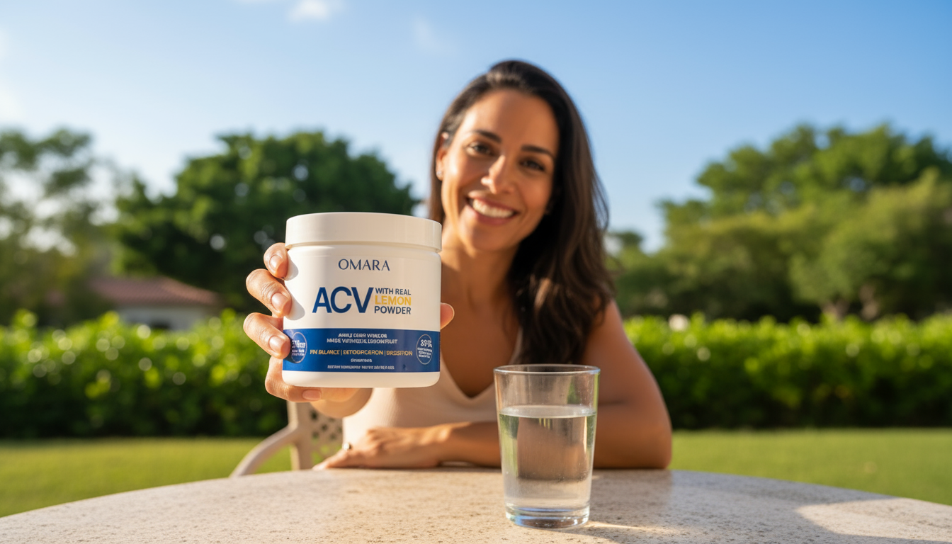 OMARA ACV with Real Lemon Powder